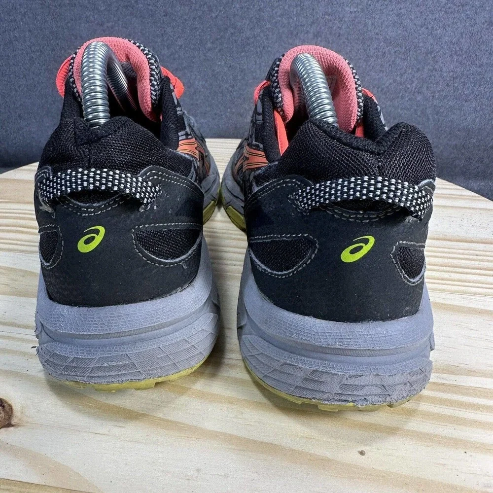 Asics Womens Gel Venture 6 T7G6Q Gray‎ Black Running Shoes Sneakers Size 9